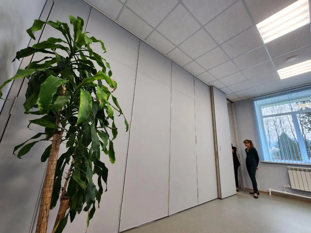 Закрытая перегородка в классе-трансформере