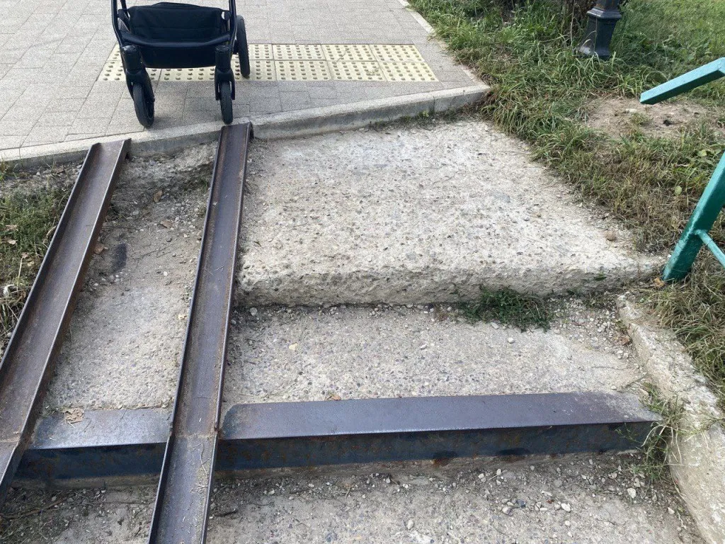 Так пандус выглядел в прошлом году.&nbsp;Фото: Мария Коновалова