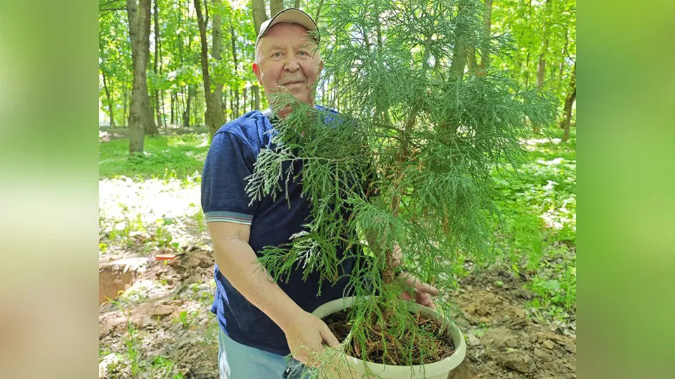 Житель Краснознаменска Олег Александрович. Фото: МБУК  «Городской парк культуры и отдыха»