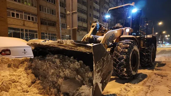 До 1,5 тыс. кубометров за ночь: как убирают снег в Егорьевске