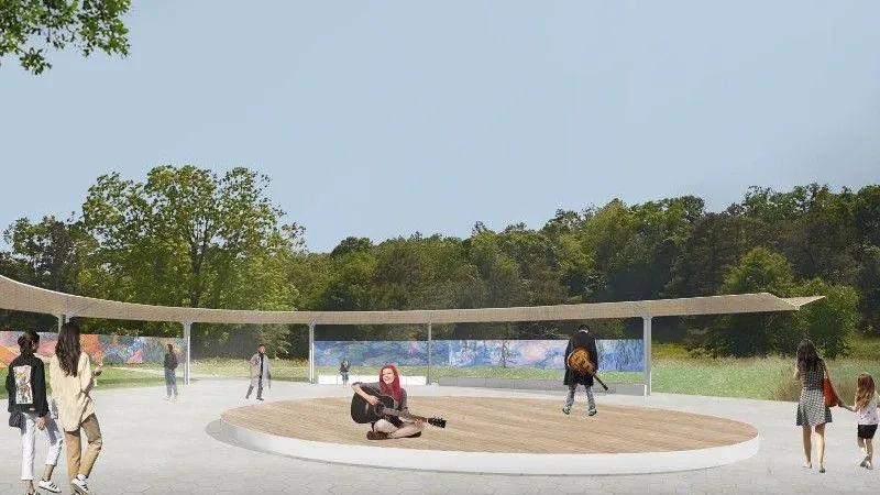 Реконструкция парка имени Льва Толстого началась в Химках