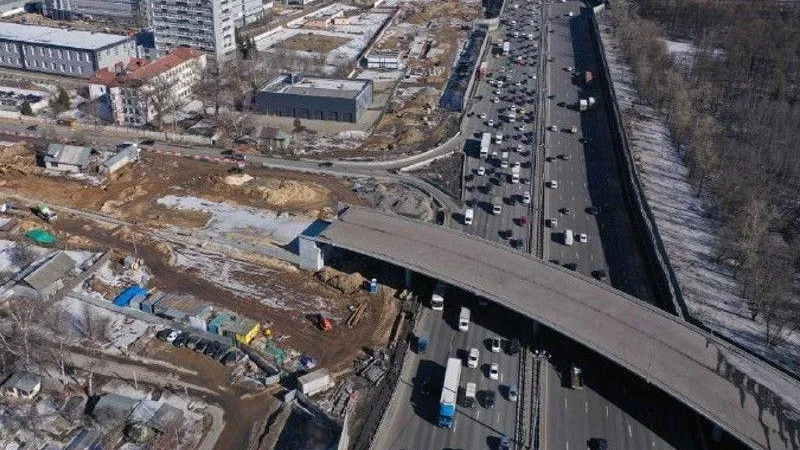 Развязку на М-8 «Холмогоры» в Мытищах достроят в этом году