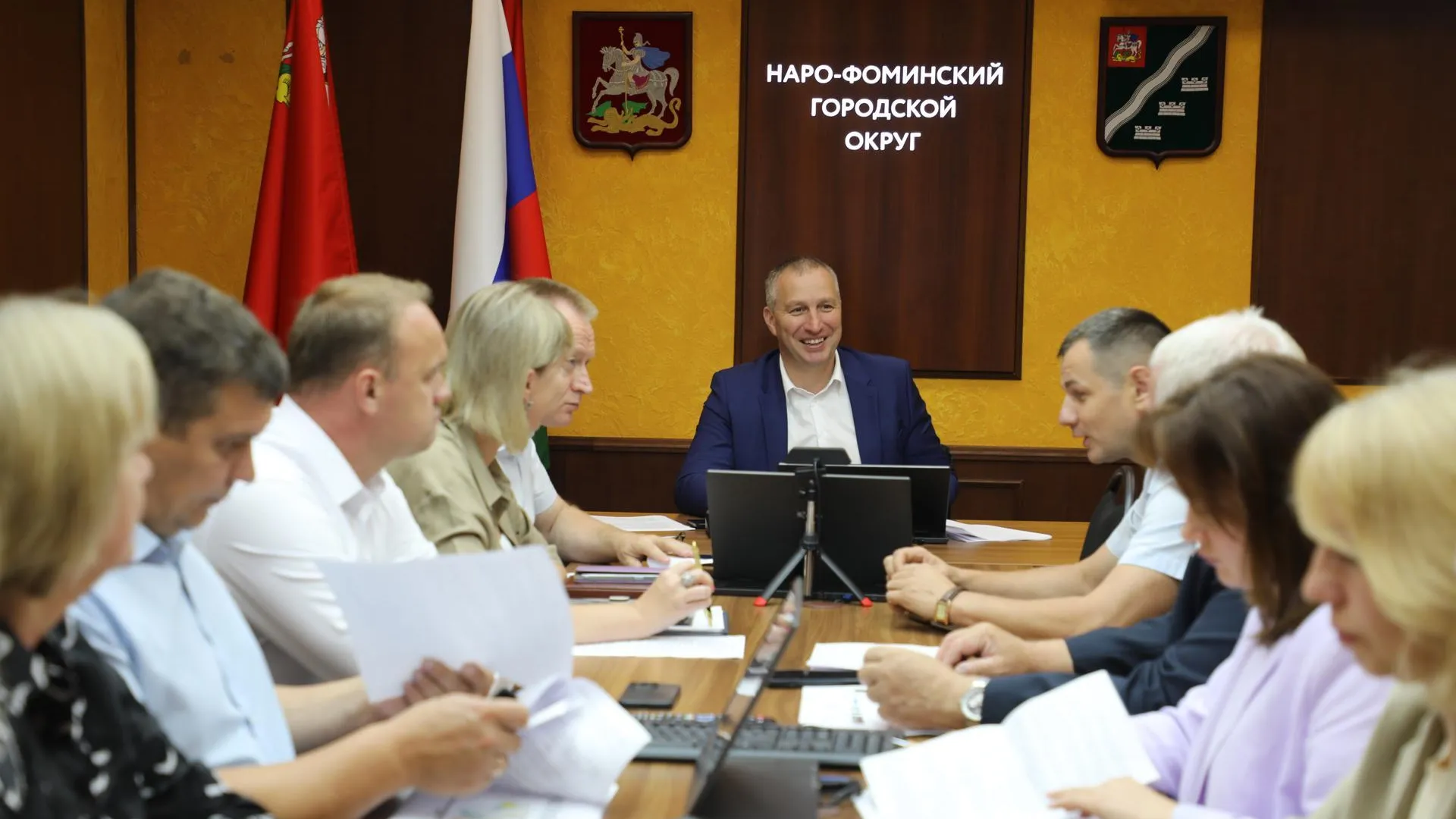 Глава Наро-Фоминского г.о. Шамнэ провел профчас