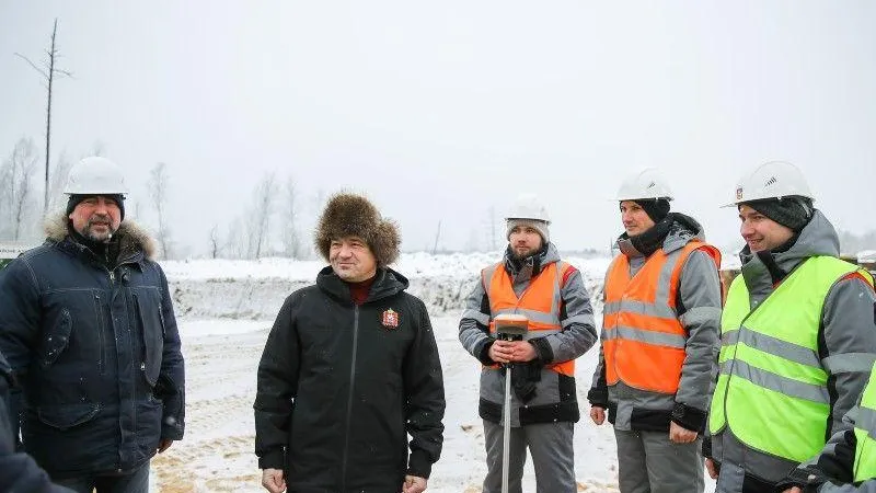 Губернатор дал старт строительству нового путепровода в Лобне