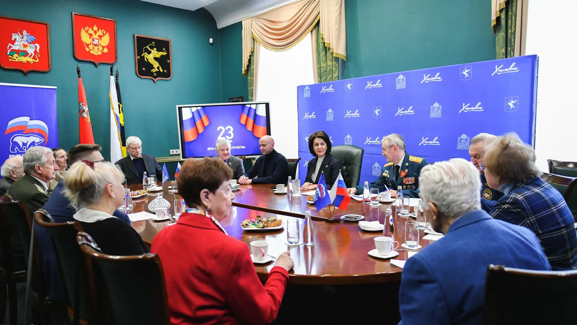 Диалог поколений: как в Химках ветераны и молодежь готовятся встретить День защитника Отечества