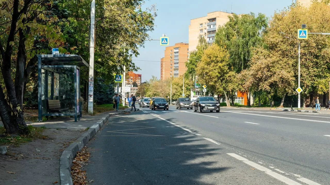 Остановки отремонтировали на дорогах в Московской области