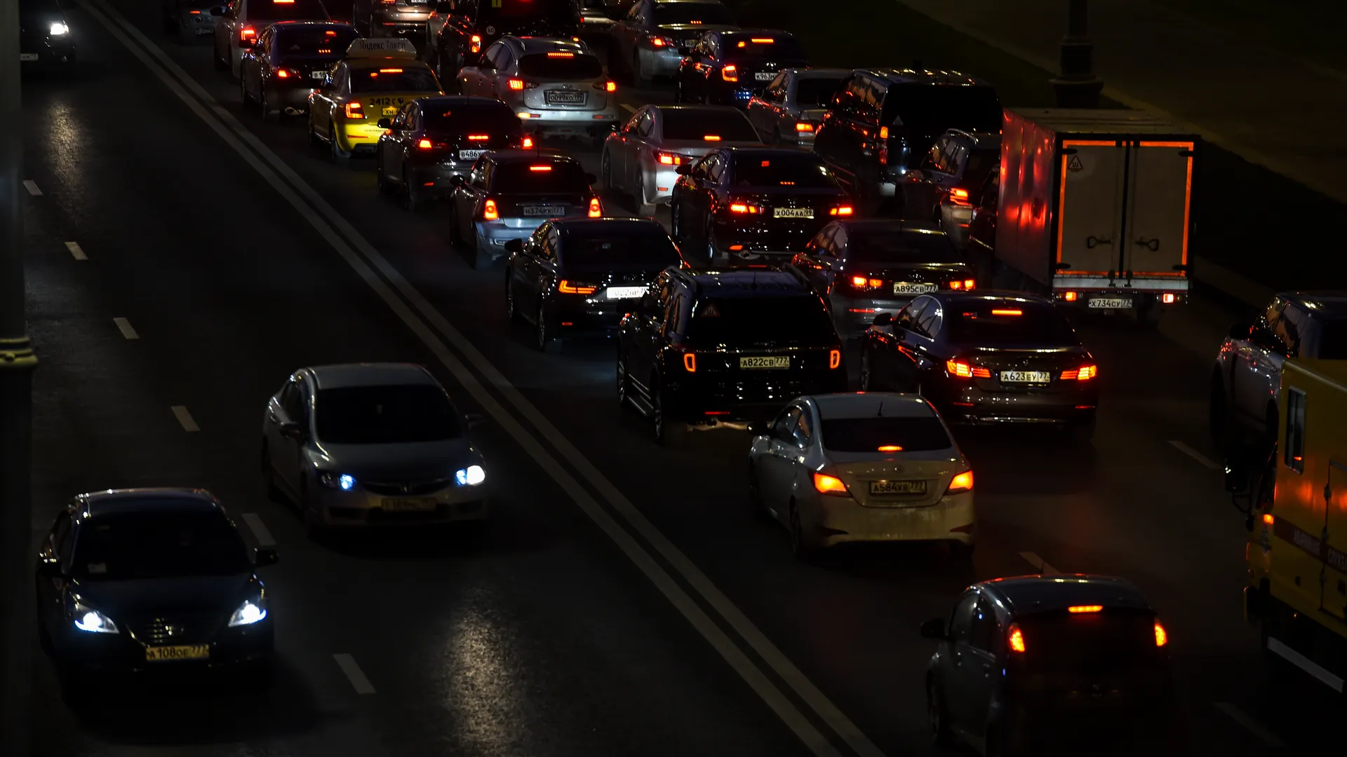 Вечерние пробки в Москве