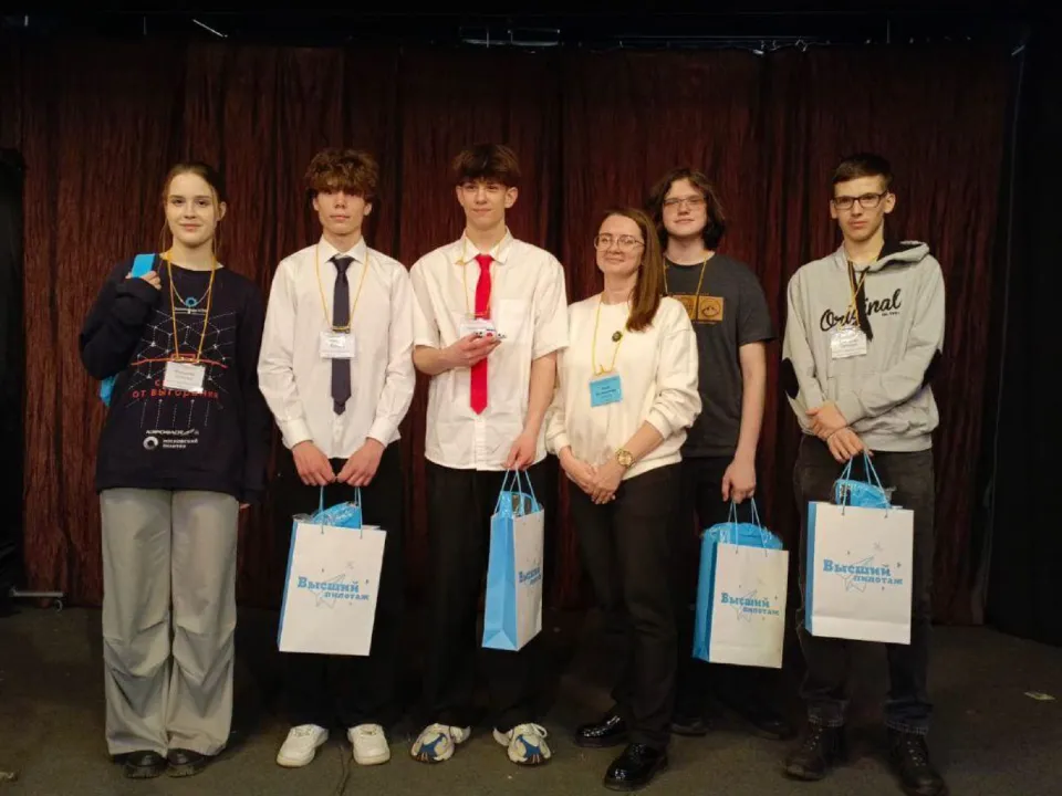 Призеры конкурса из Фрязина. Фото:&nbsp;МБОО «Лицей» имени Героя Советского Союза Б. Н. Еряшева