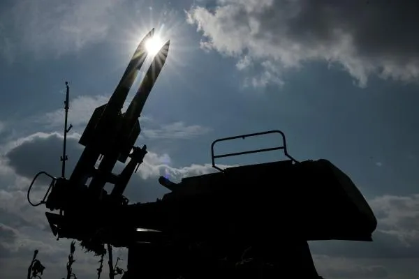 Зенитный ракетный комплекс на боевом дежурстве в ДНР