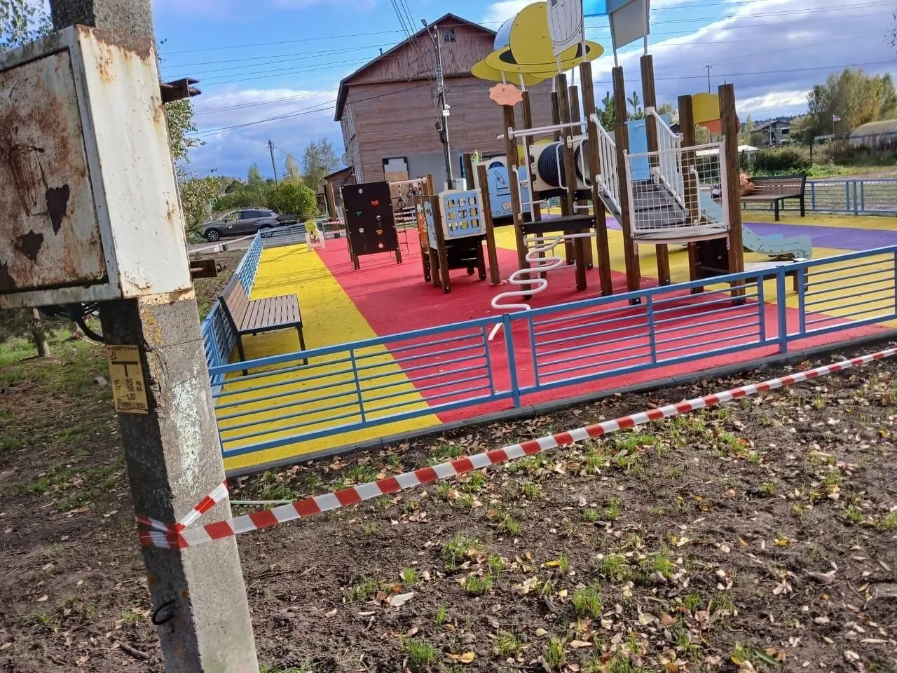 Новая детская площадка в деревне Ботово. Фото: пресс-служба администрации г. о. Черноголовка