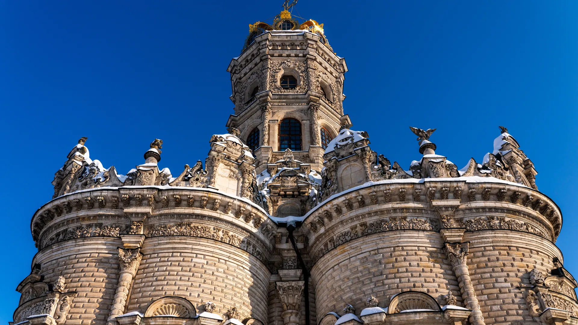 Церковь иконы Божьей Матери Знамение в поселке Дубровицы в Подольске