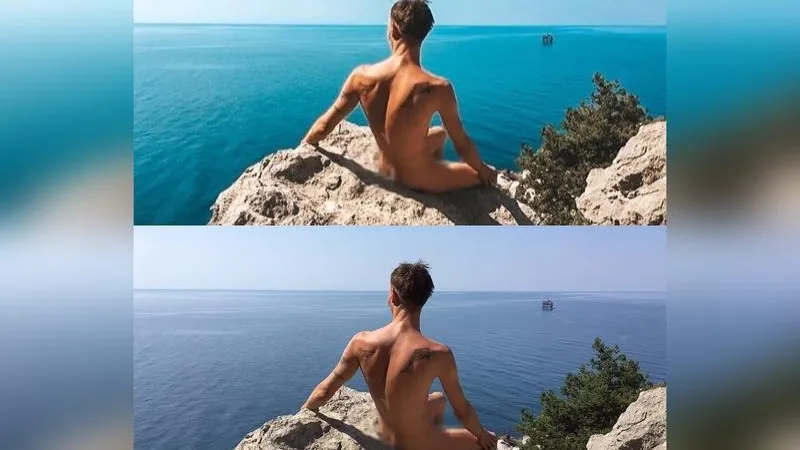 Голый Панин рекламирует фильтры для Instagram
