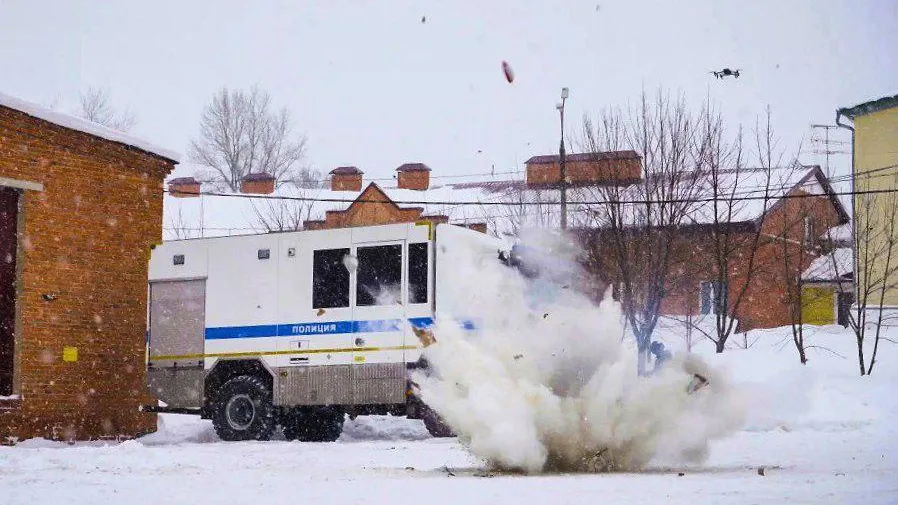 Сотрудники ОМОН «Русич» провели учения в Подмосковье