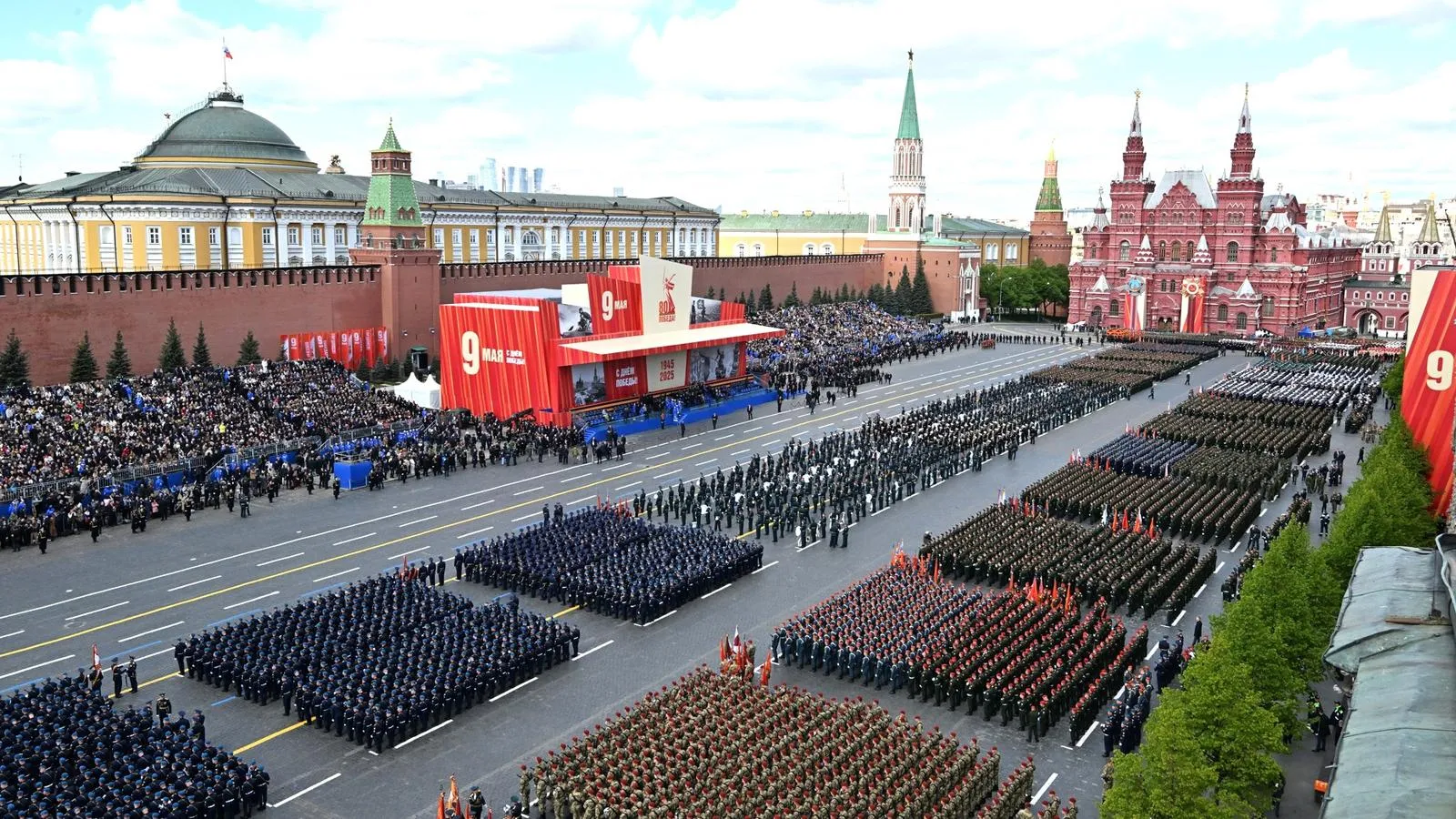 Парад в честь 80-летия Победы, Москва, 9 мая 2025 года. President of Russia Office apai