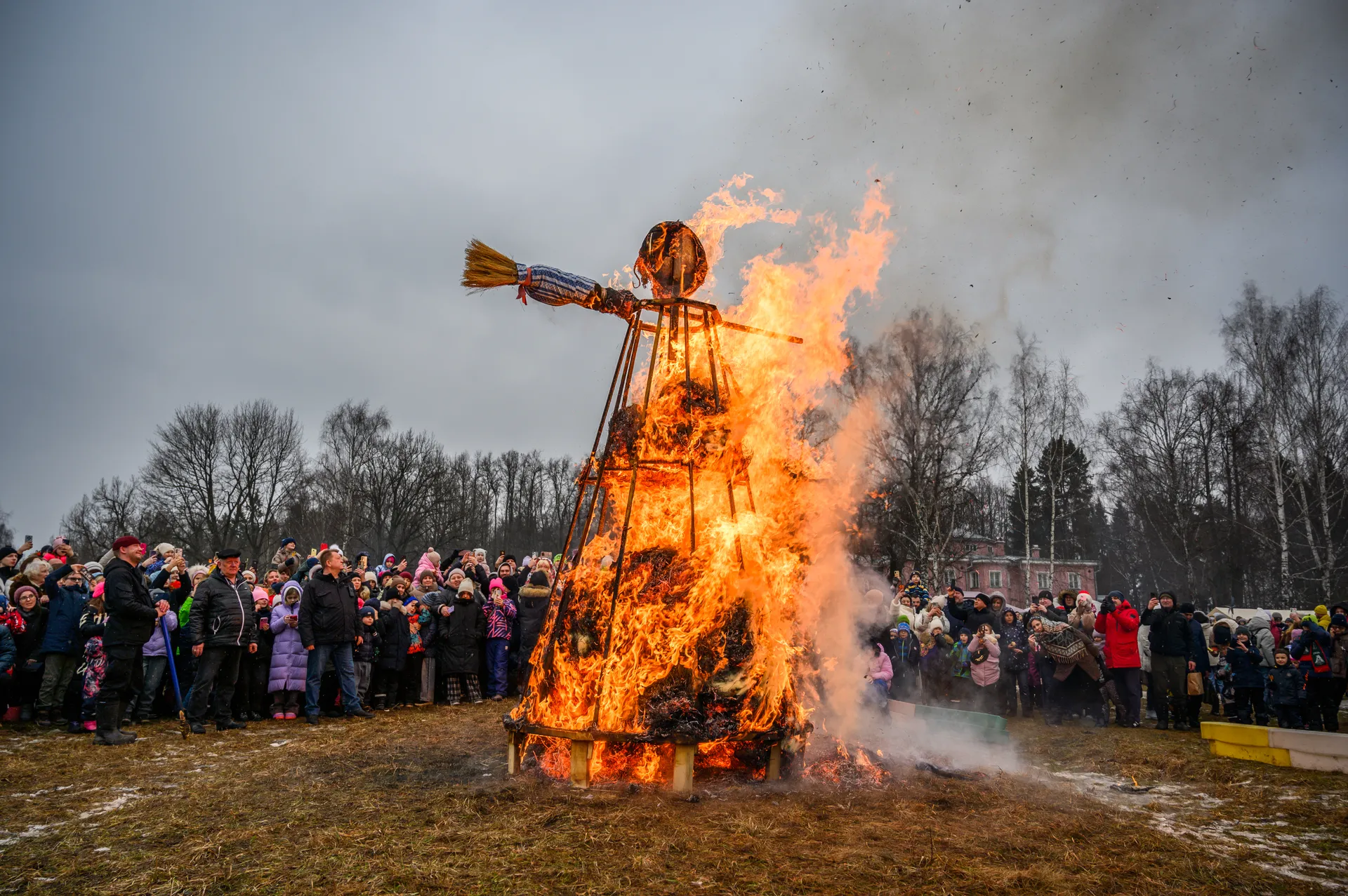 Празднование Масленицы в Муранове