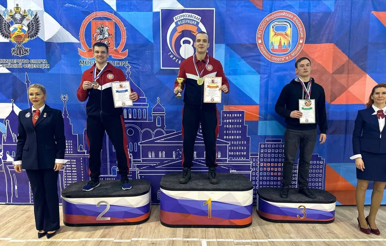 На первом месте пьедестала Роман Кирюхин/ фото: «УОР № 2» г. Звенигород