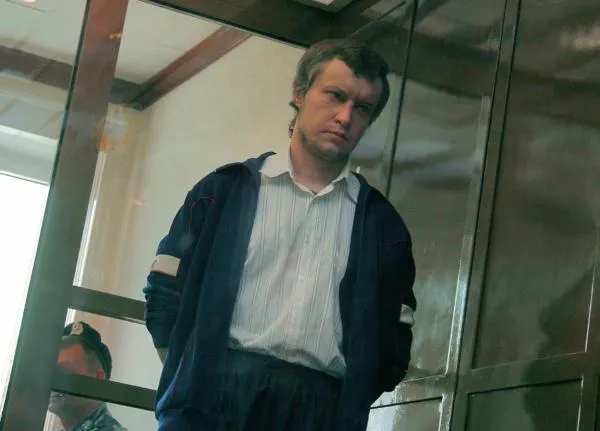 Александр Пичушкин в Московском городском суде, 2007 год. Руслан Кривобок