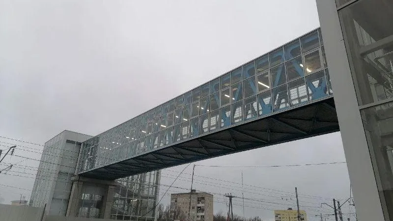 Надземный переход в Дедовске достроят весной