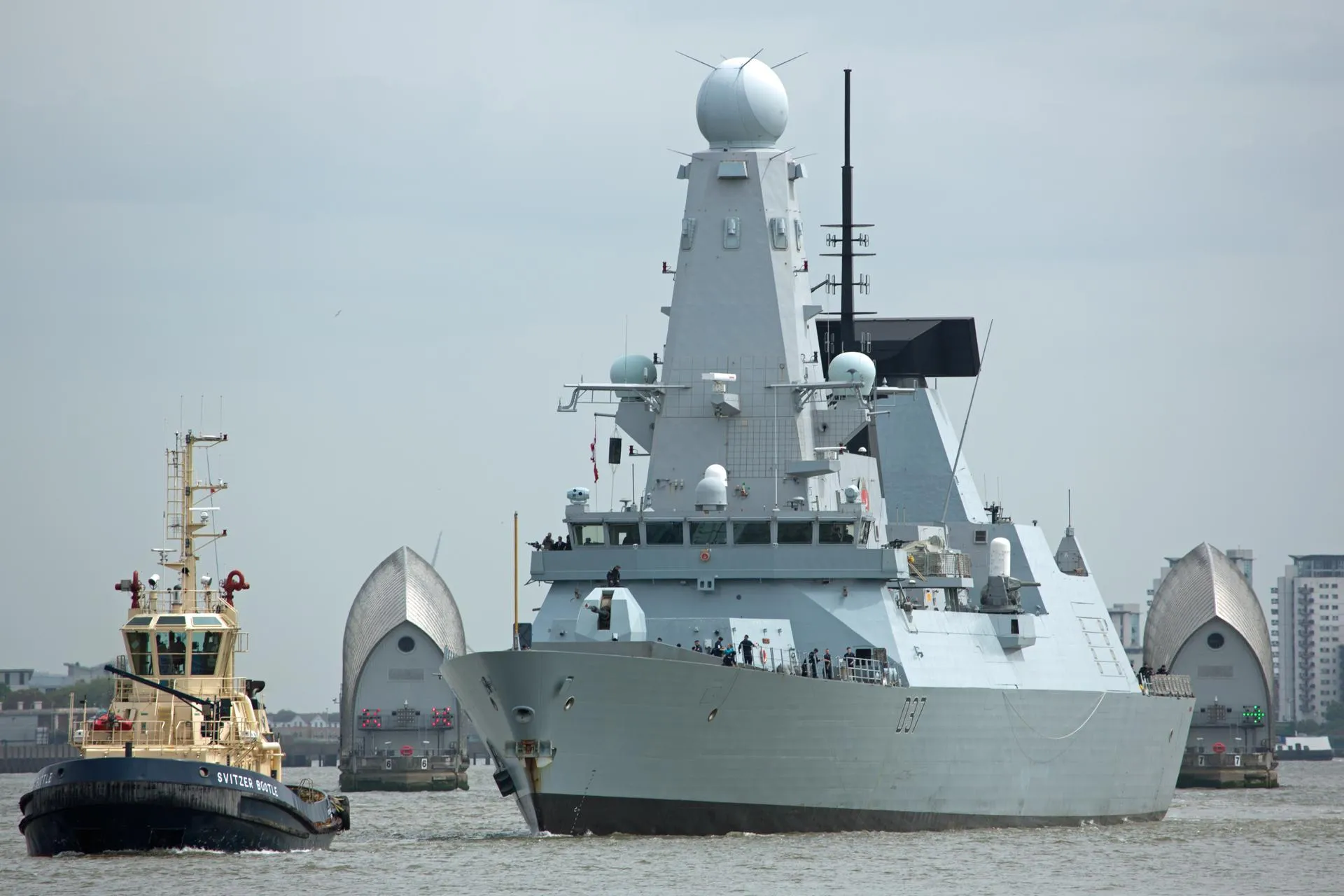 HMS Duncan — британский эскадренный миноносец типа 45. Rob Powell/ZUMAPRESS.com