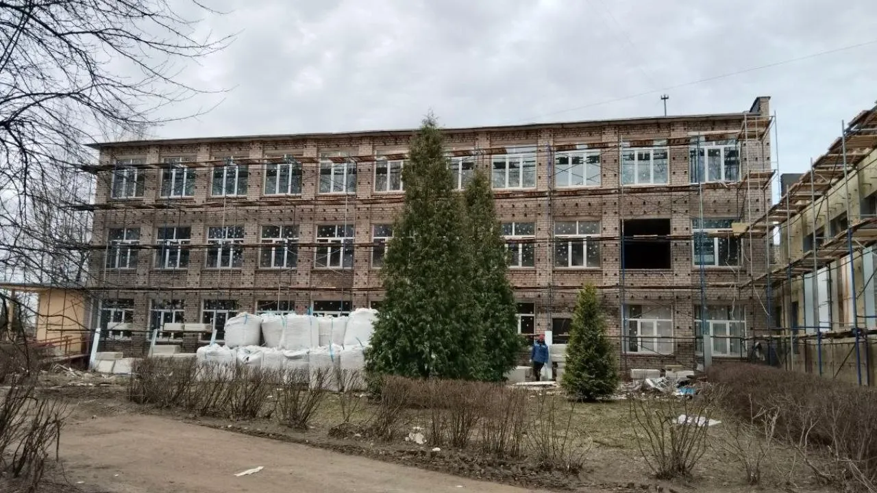 Ремонт Демиховского лицея продолжается в подмосковном Орехово-Зуево