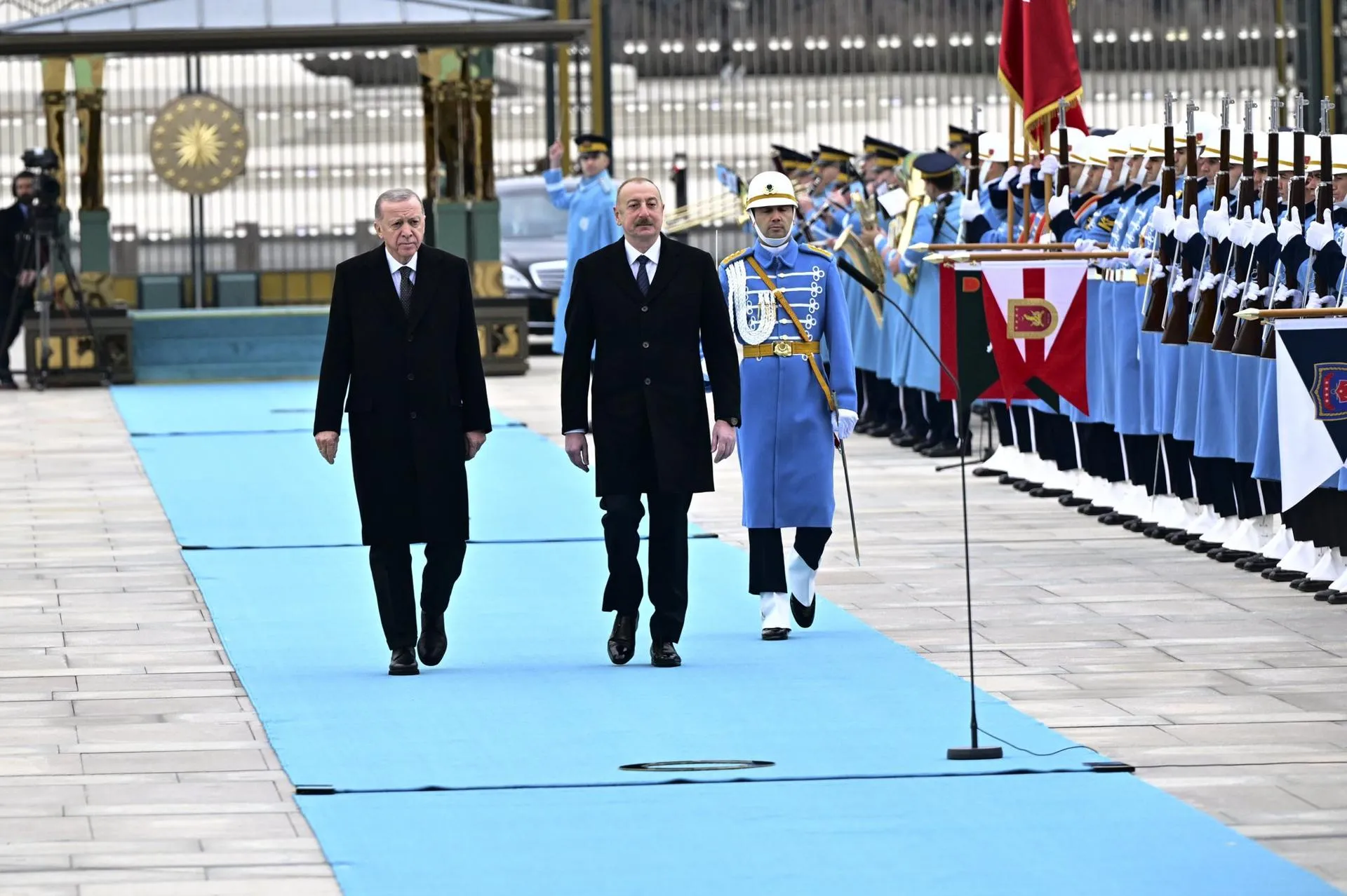 Президенты Турции и Азербайджана. Turkish Presidency/Keystone Press Agency