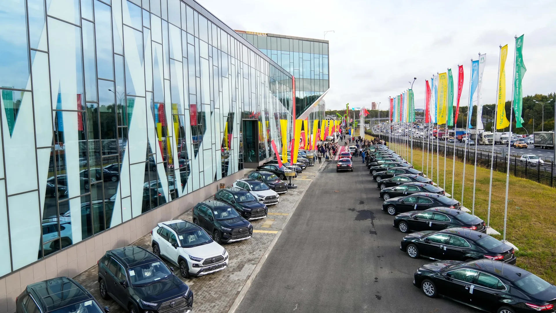 Открытие ТВК автомобилей и техники бизнес-парка «Гринвуд» в Красногорске