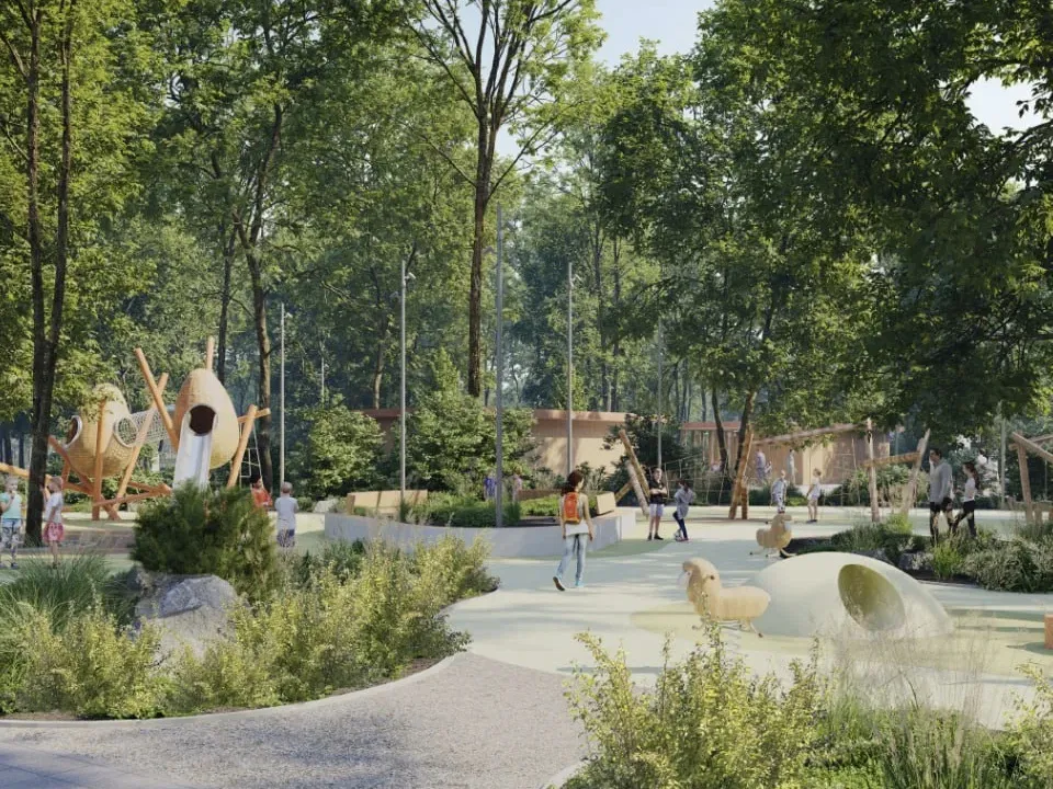 Парк «Питомник». Фото: проектное решение