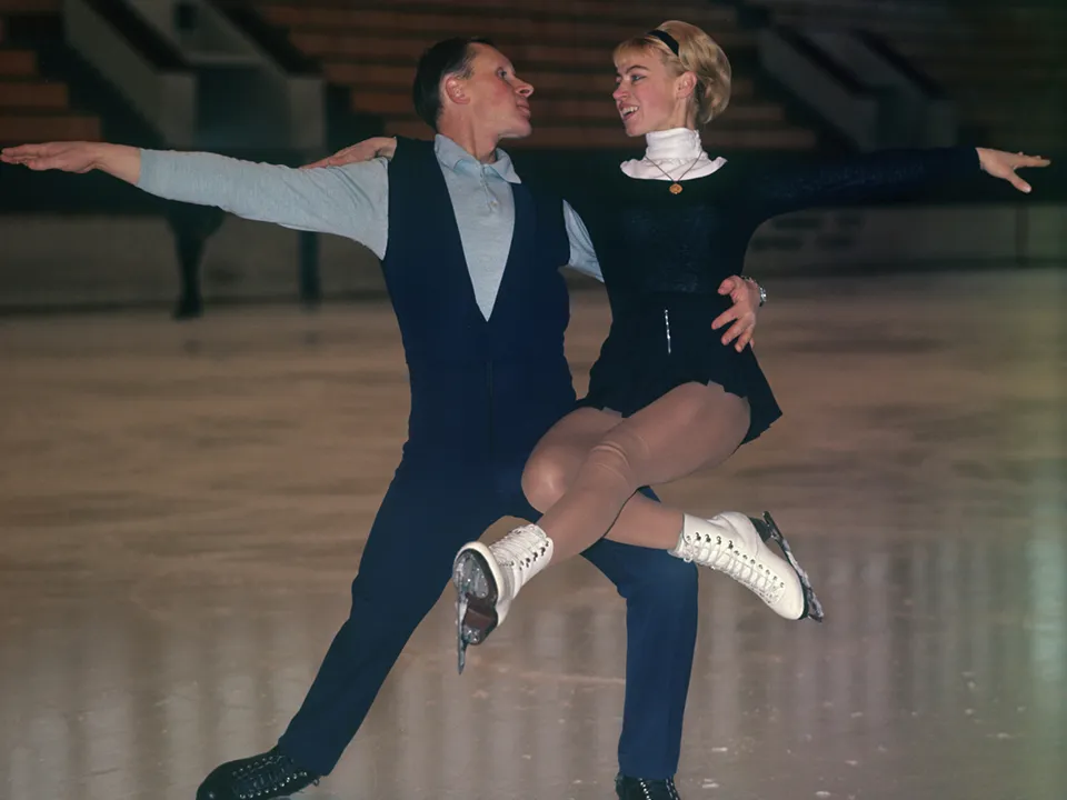 Советские фигуристы Людмила Белоусова и Олег Протопопов. Фото: РИА Новости/Л. Носов