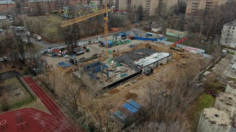Бесконтактное обследование стройплощадки детского сада провели в Мытищах