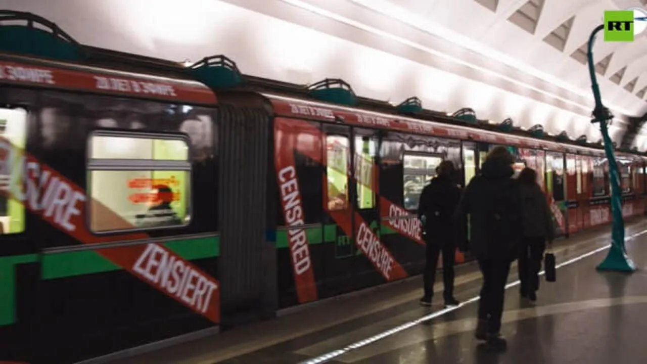 В Москве жителей и гостей города стал катать «Поезд пропаганды» с голосом Симоньян