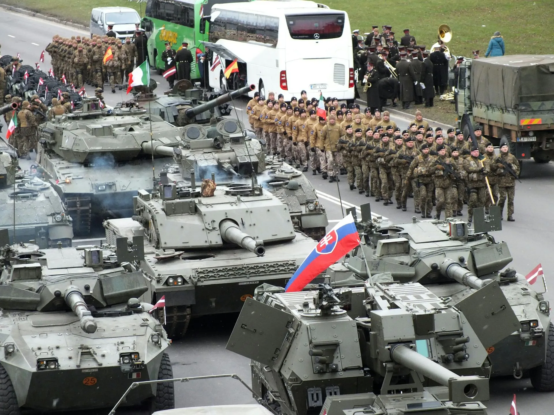 Военный парад в Риге. Victor Lisitsyn/Global Look Press