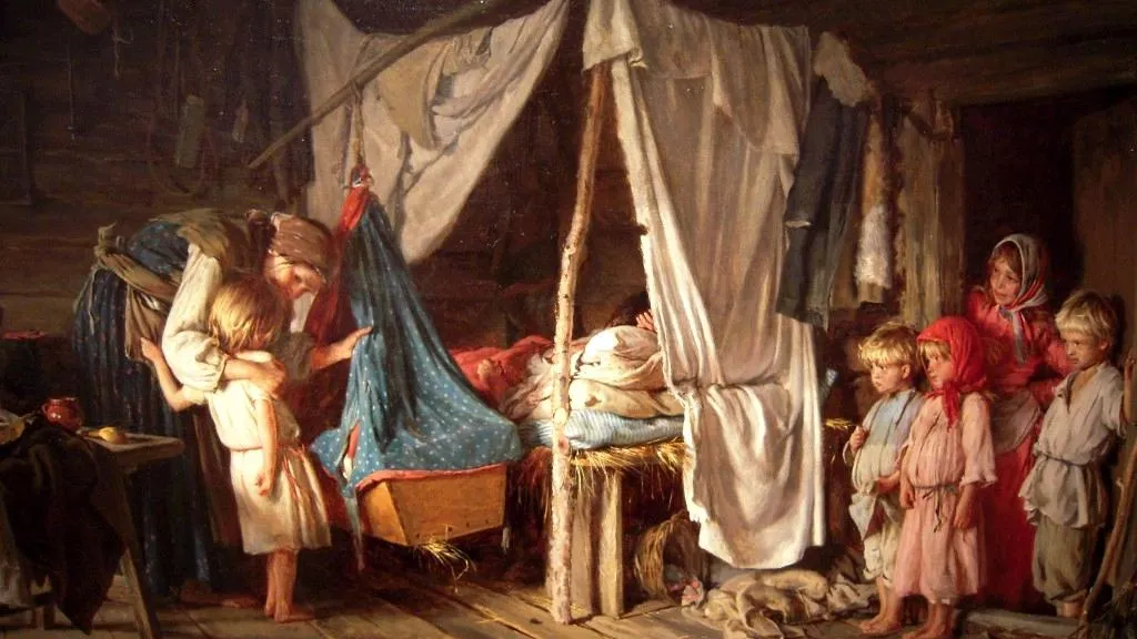 К. Лемох. Новое знакомство. 1885 год