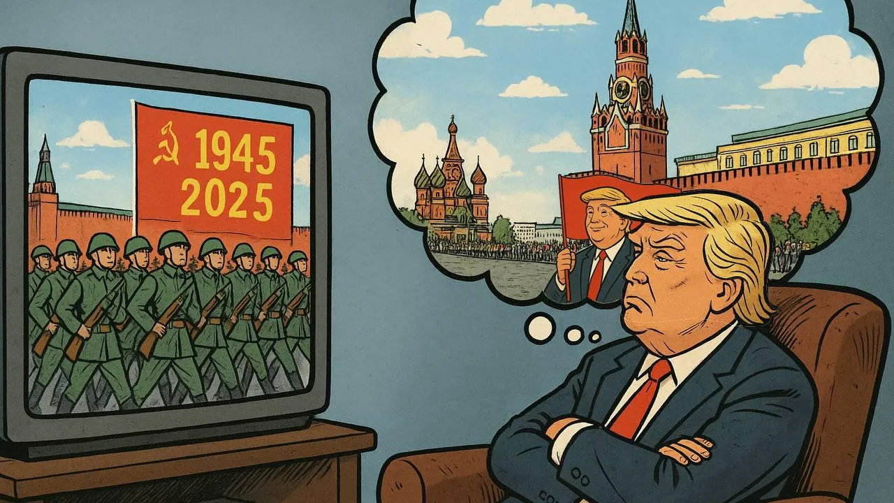 «Нам тоже нужен День Победы»: Дональд Трамп признался, что наблюдал за празднованием 9 Мая