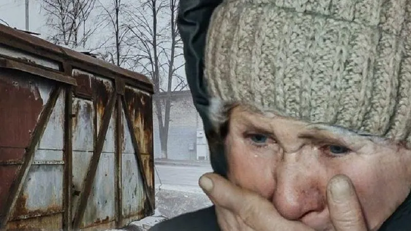 Волонтеры из Наро-Фоминска помогают бабушке, живущей в гараже