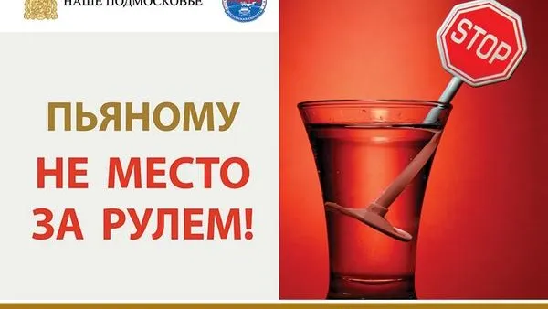 Около 300 плакатов против пьянства за рулем появилось в Подмосковье