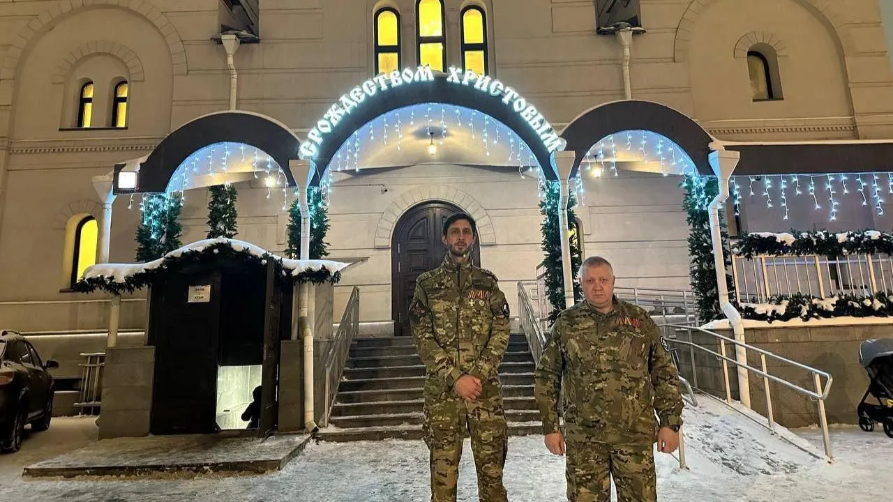 В Люберцах ветераны СВО встретили Рождество в храмах города