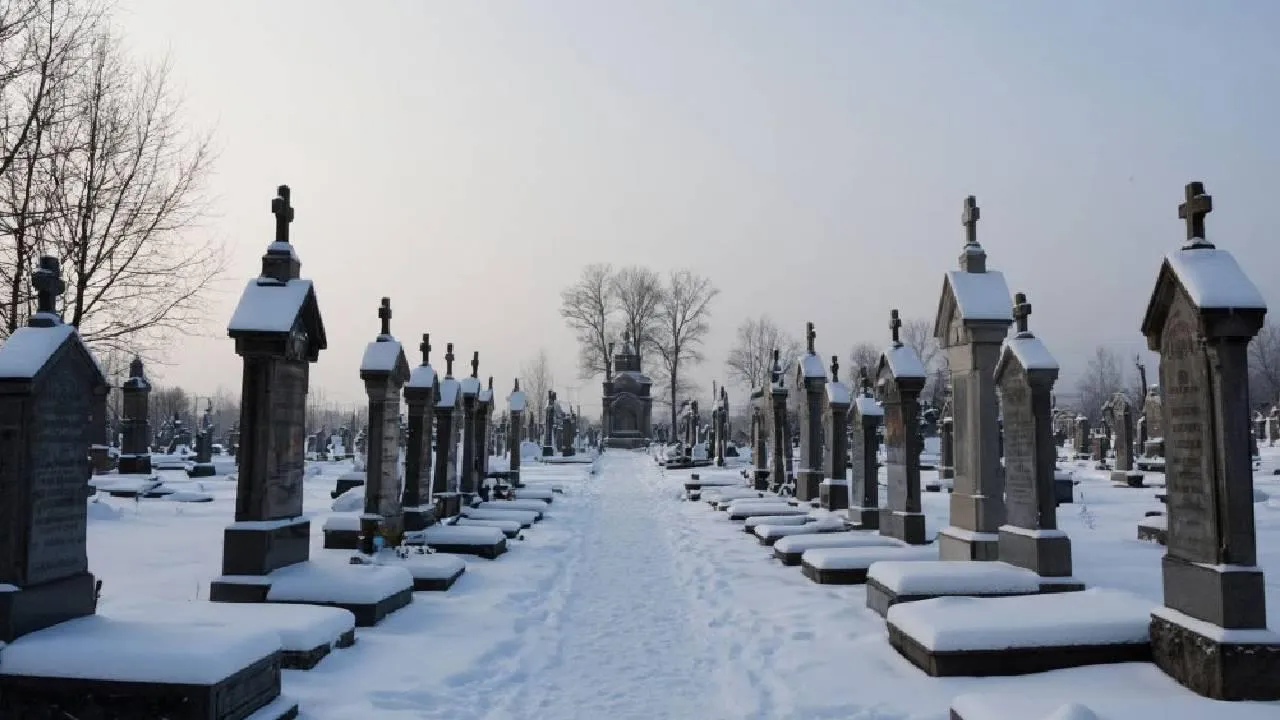 Памятник с пустой датой смерти: жители Подмосковье заранее готовятся к вечному покою