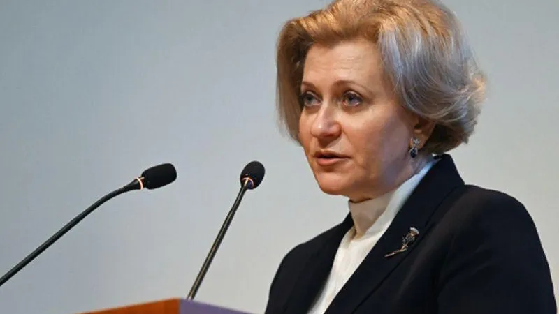 Глава Роспотребнадзора Попова спела гимн России вживую