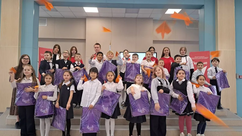 Фото: прием второклассников в «Орлята России». Фото: МБОУ СОШ №2 им. Дагаева