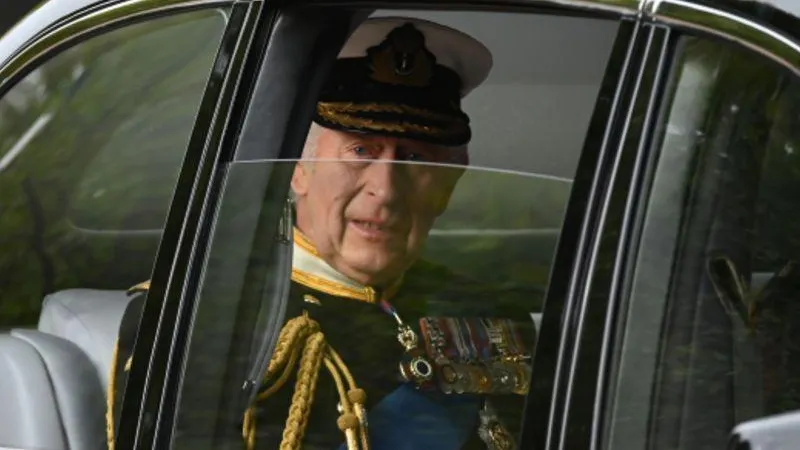 Немецкие экоактивисты в ожидании Карла III вылили на мост масло