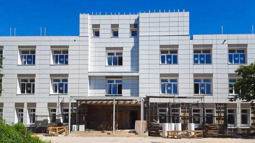 Капитальный ремонт Волоколамской центральной районной больницы завершается в селе Осташево