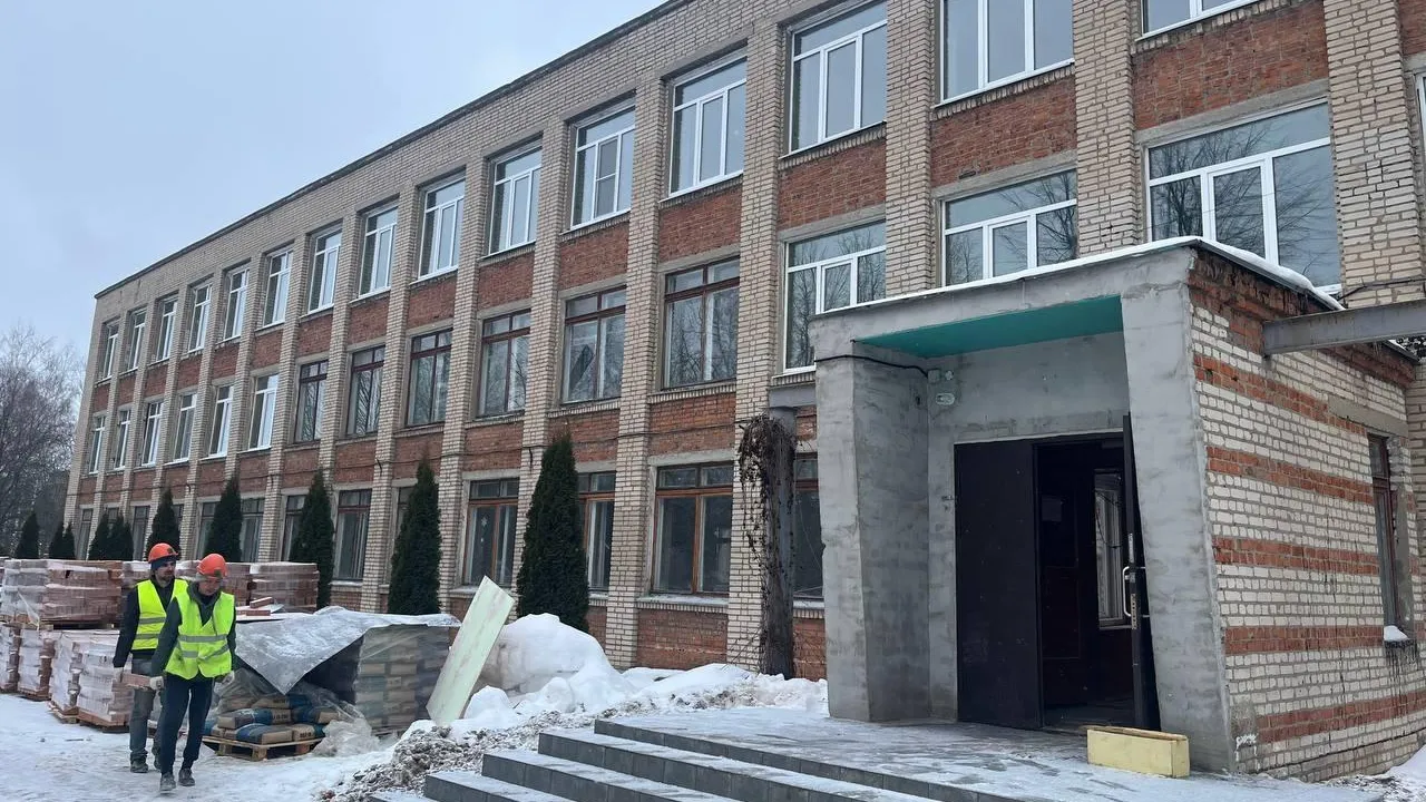 В Кашире завершают один из этапов капитального ремонта в школе №10