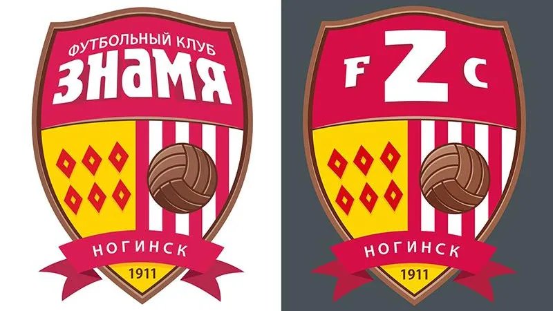 Один из старейших футбольных клубов «Знамя» из Ногинска сменил эмблему в поддержку России
