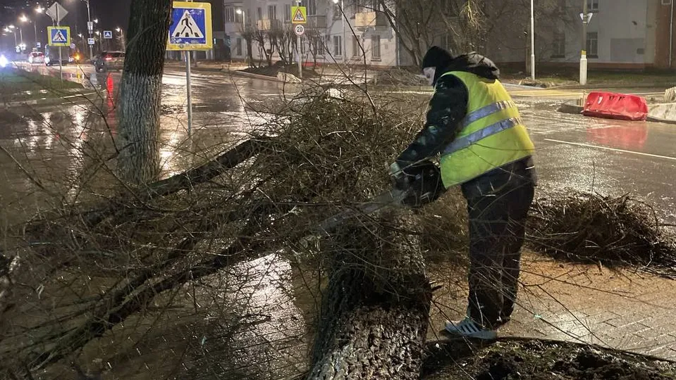 Последствия непогоды ликвидировали в Лыткарине