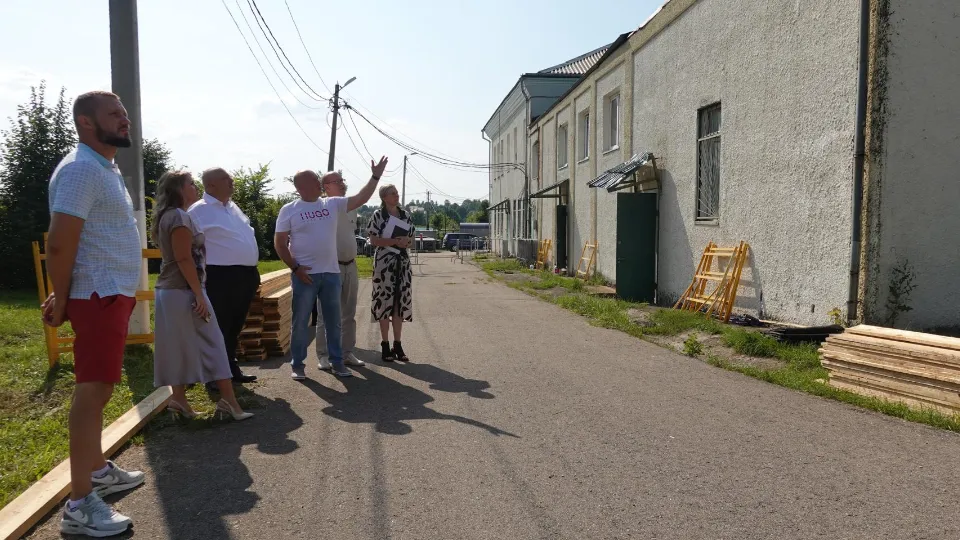 Руководство округа инспектирует ход ремонтных работ. Фото: пресс-служба администрации Рузского м.о.