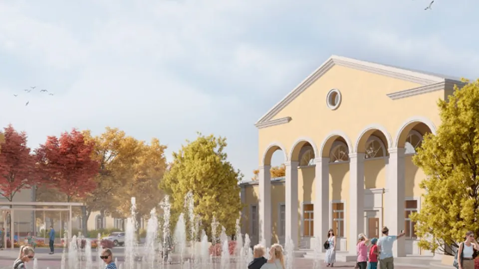 Проект Советской площади, Видное. Фото: проектное решение