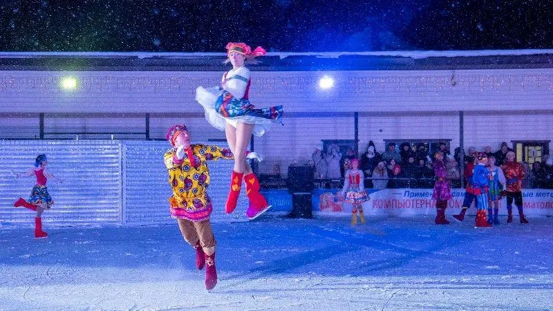 Участники спектакля «Сказки Евгения Плющенко» в Истре выполнили 75 тройных прыжков