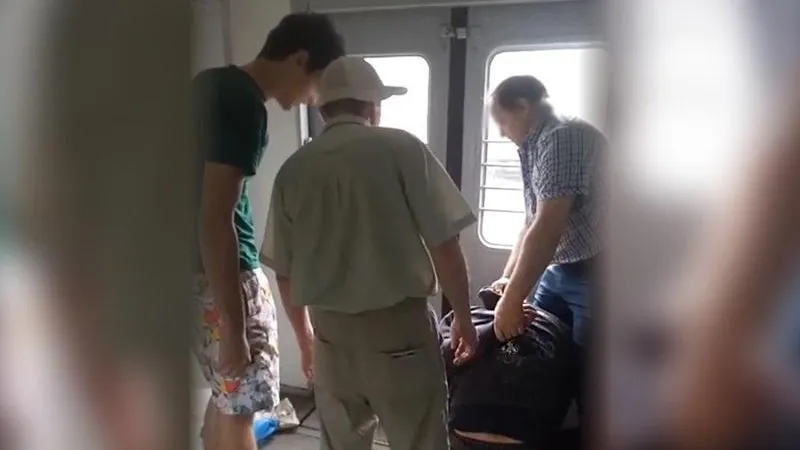 Пассажирки шатурской электрички спасли избитого парня
