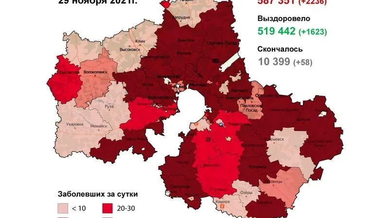 Балашиха и Пушкино стали худшими по «короне»