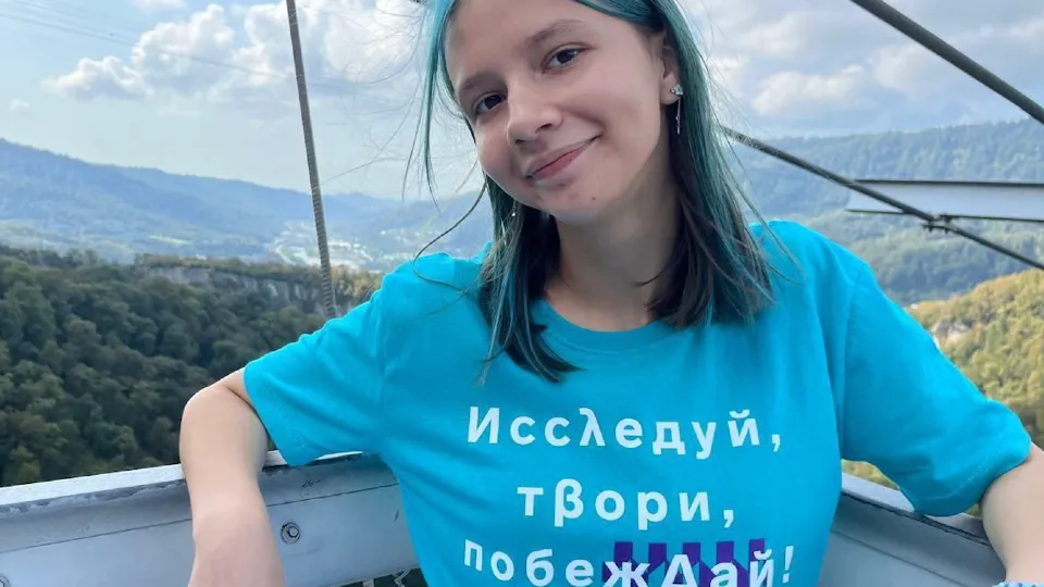 Победительница регионального этапа Всероссийской олимпиады школьников по химии Виктория Виштак. Фото: пресс-служба администрации г. о. Фрязино